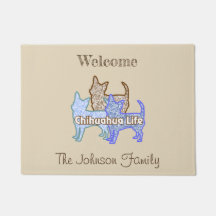 Chihuahua Vie Porte Mat