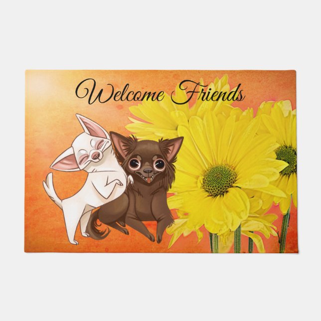 Paillasson Chihuahua Welcome Mat (Devant)