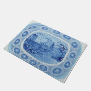 Paillasson Chinoiserie Blue Willow Platter