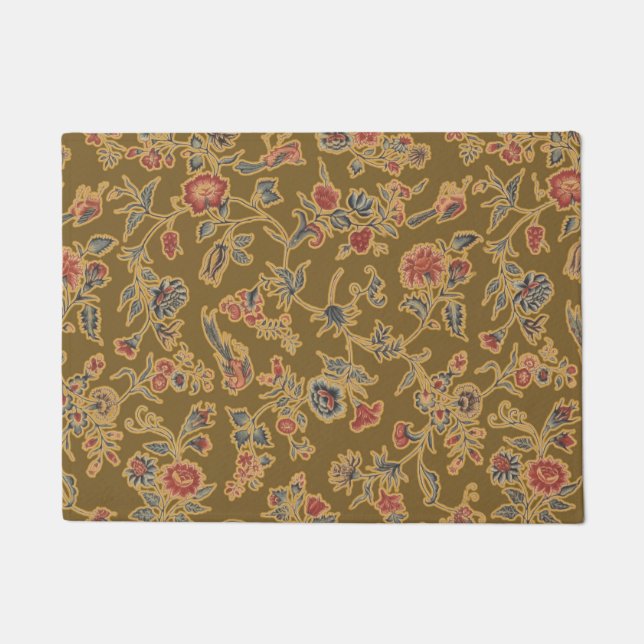 Paillasson Chintz Fleur Classique Joli Design Floral Doux (Devant)