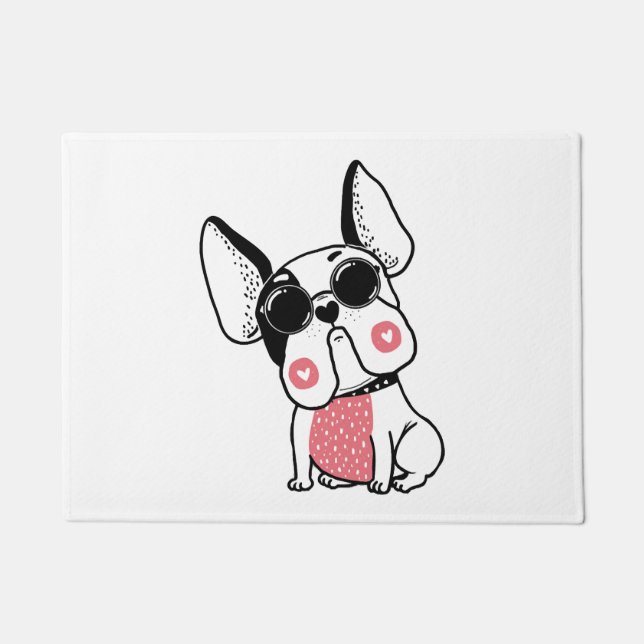 Paillasson chiot mignon (Devant)