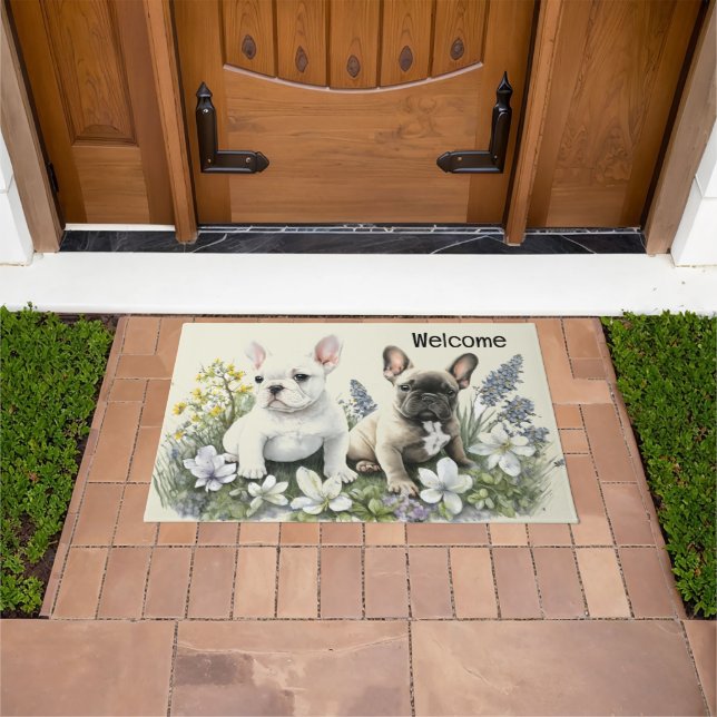Paillasson Chiots Frenchie (De plein air)