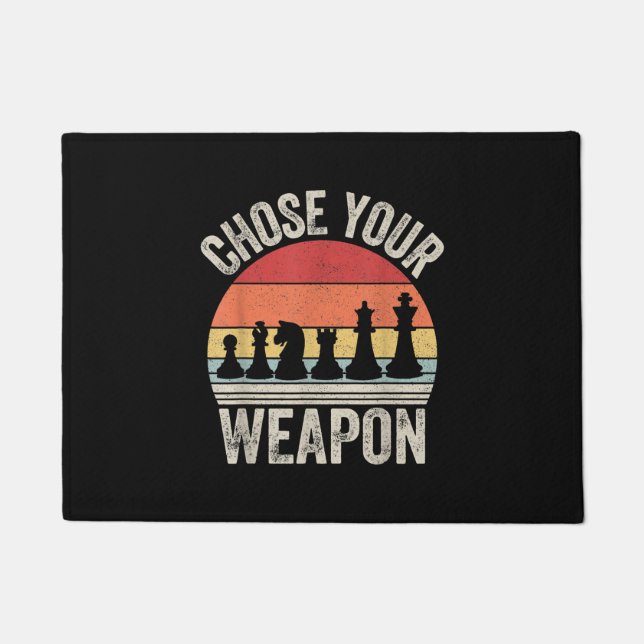 Paillasson Choose Your Weapon (Devant)