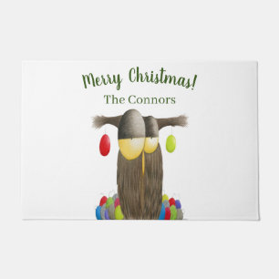 Paillasson Chouette de Noël