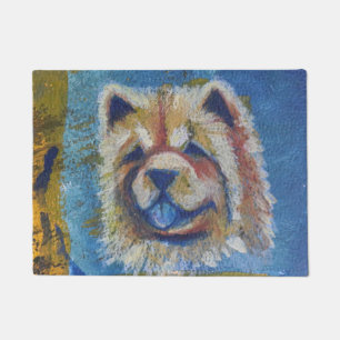 Paillasson Chow Chow Abstrait