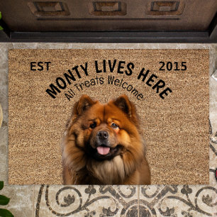 Paillasson Chow Chow Animal Personnalisé