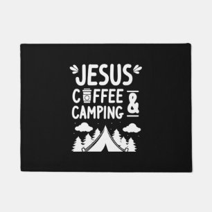 Paillasson Chrétiens amusants Camp Caffeine Jesus Café & Ca
