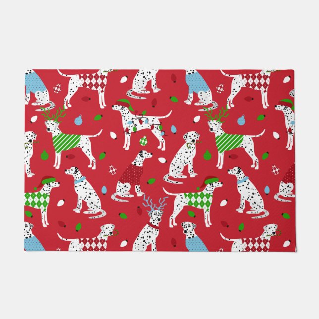 Paillasson Christmas Dalmatian Doormat (Devant)