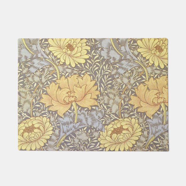 Paillasson Chrysanthème de William Morris (Devant)