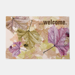 Paillasson "chute feuille" camouflage d'automne PORTE MAT