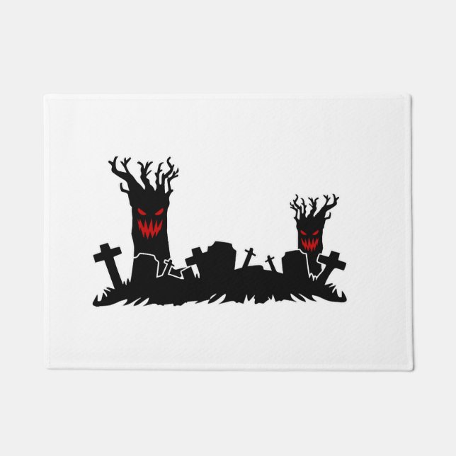 Paillasson Cimetière d'Halloween (Devant)
