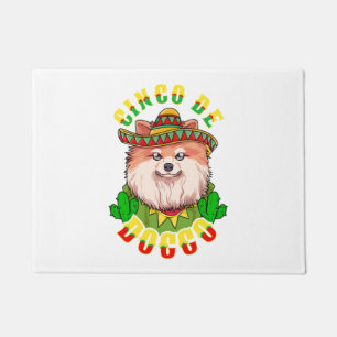Paillasson Cinco de Doggo Funny Pomeranian