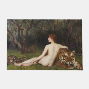 Paillasson Circé (Femme et chats dangereux) (par John Collier