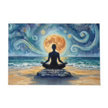 Citation de yoga méditation ciel nocturne étoilé l