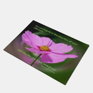 Paillasson Citation Dreams Cosmos Flower Inspirational