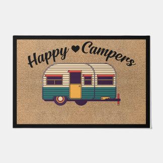 Paillasson Citations De Camping Mignonnes Rug, Campers Heureu