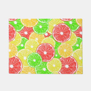 Paillasson Citron, orange, pamplemousse et tranches de citron