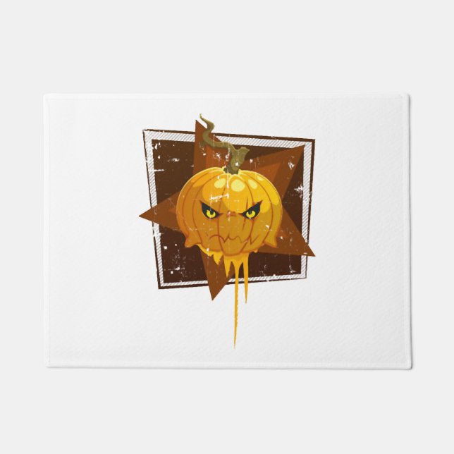 Paillasson Citrouille d'Halloween (Devant)