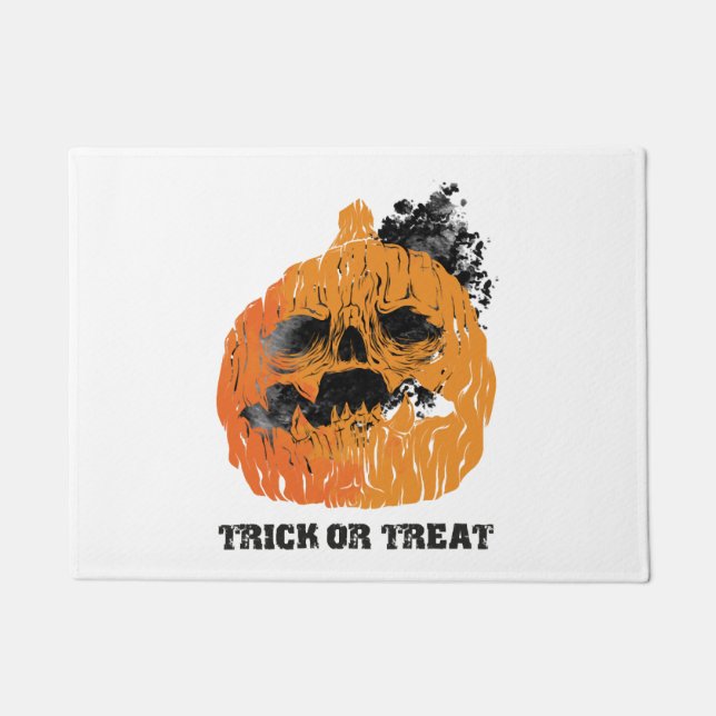 Paillasson Citrouille d'Halloween (Devant)