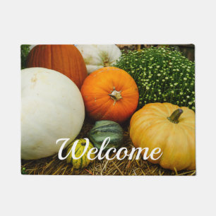 Paillasson Citrouilles Et Gourmets Accueillent Pormat