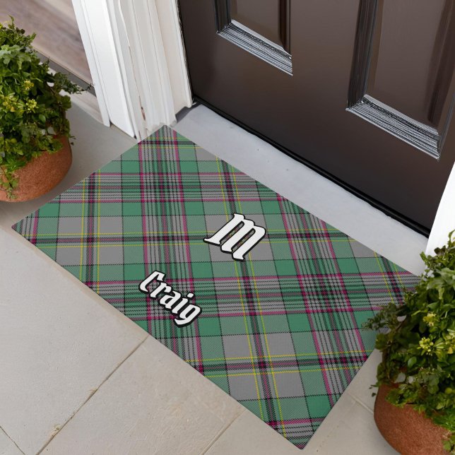 Paillasson Clan Craig Tartan (Créateur téléchargé)