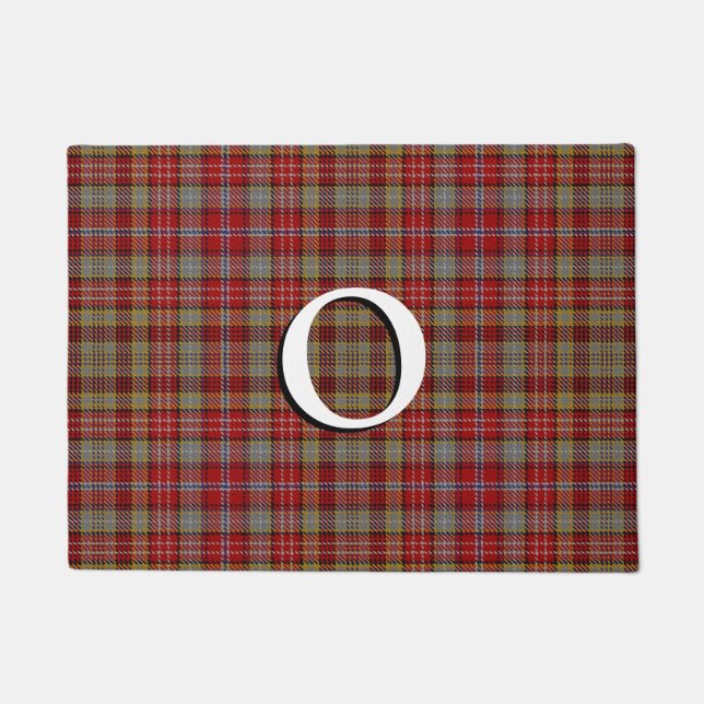 Paillasson Clan écossais Ogilvie Ogilvy Tartan (Devant)