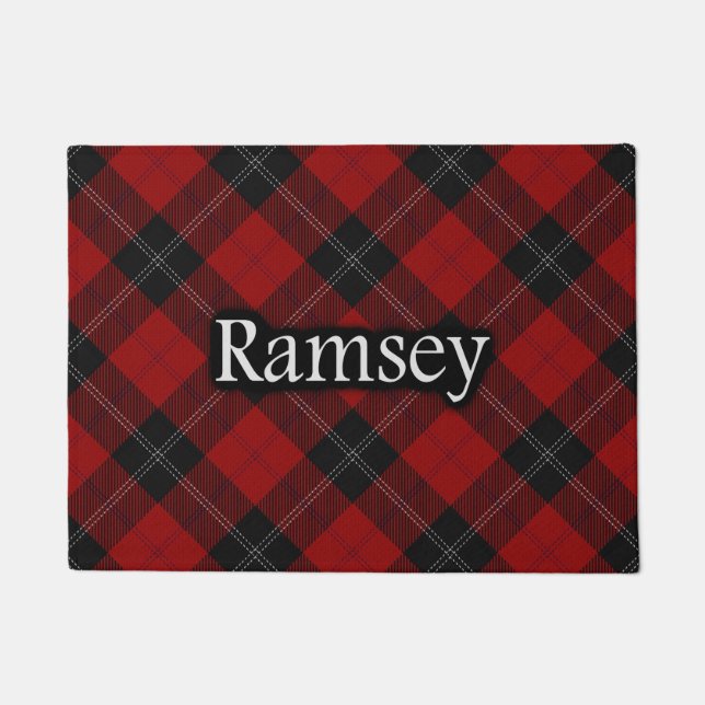 Paillasson Clan écossais Ramsay Ramsey Tartan (Devant)