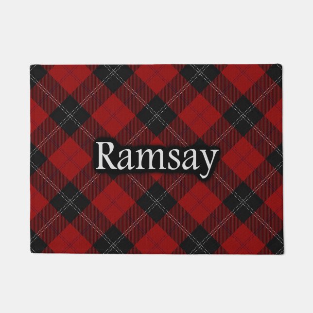 Paillasson Clan écossais Ramsay Tartan (Devant)