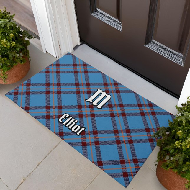 Paillasson Clan Elliot Ancien Tartan Doormat (Créateur téléchargé)