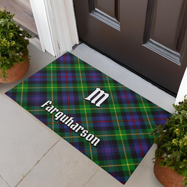 Paillasson Clan Farquharson Tartan Doormat (Créateur téléchargé)