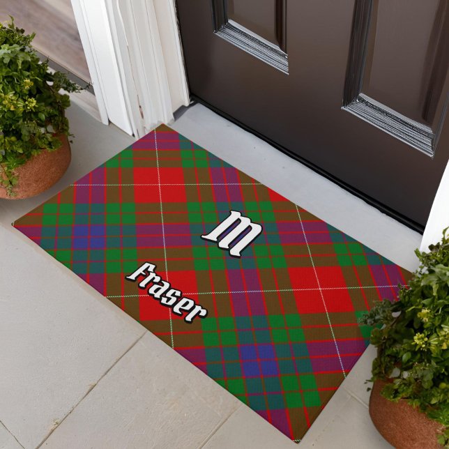 Paillasson Clan Fraser Tartan Doormat (Créateur téléchargé)