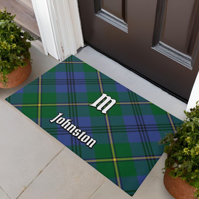 Paillasson Clan Johnston Tartan Doormat (Créateur téléchargé)