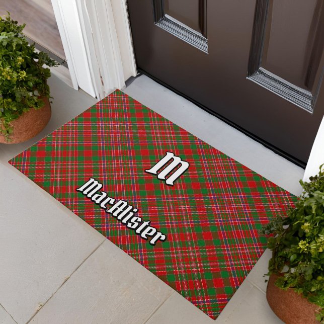 Paillasson Clan MacAlister Tartan Doormat (Créateur téléchargé)