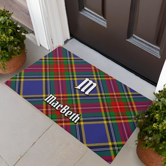 Paillasson Clan MacBeth Tartan Doormat (Créateur téléchargé)