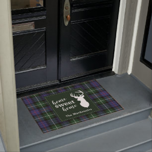 Paillasson Clan MacKenzie personnalisé Noël Tartan