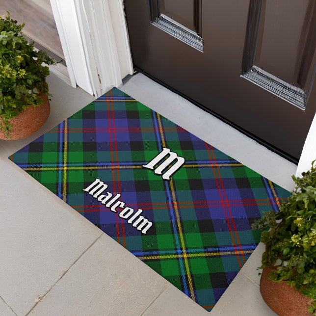 Paillasson Clan Malcolm Tartan (Créateur téléchargé)
