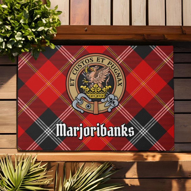 Paillasson Clan Marjoribanks crête sur Tartan (Créateur téléchargé)