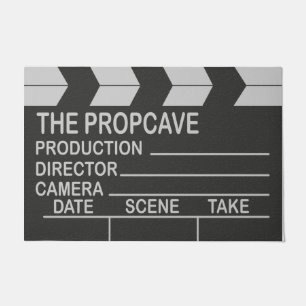Paillasson Clapper Board Mat, salle de cinéma