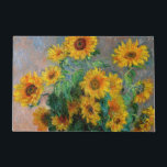 Paillasson Claude Monet - Bouquet de tournesols<br><div class="desc">Bouquet de tournesols / Bouquet de tournois - Claude Monet,  Huile sur toile,  1881</div>