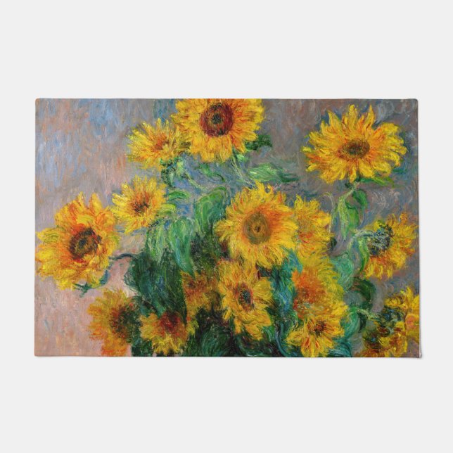 Paillasson Claude Monet - Bouquet de tournesols (Devant)