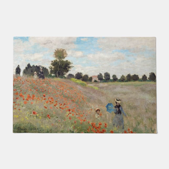 Paillasson Claude Monet - Champ de coquelicots (Devant)