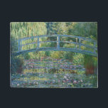 Paillasson Claude Monet - Eau Lily étang, Harmonie verte<br><div class="desc">Etang Lily,  Harmonie Verte / Le Bassin aux Nympheas,  Harmonie Verte par Claude Monet en 1899</div>