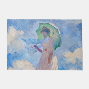 Paillasson Claude Monet - Femme avec Parasol face à gauche