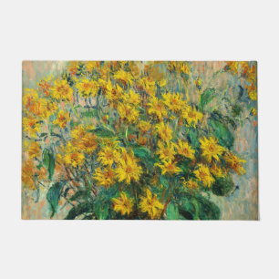 Paillasson Claude Monet - Fleurs d'artichauts de Jérusalem