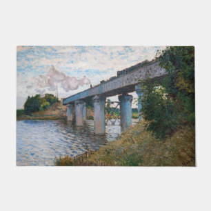 Paillasson Claude Monet - Le pont ferroviaire à Argenteuil
