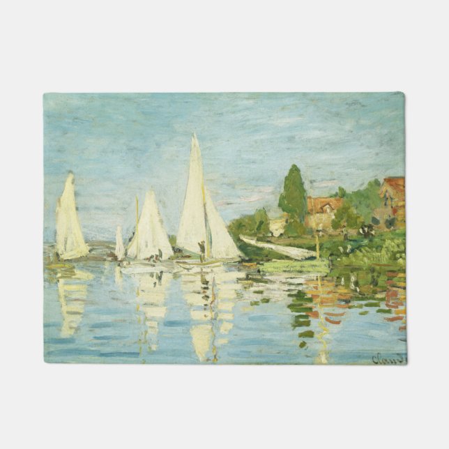Paillasson Claude Monet. Régates à Argenteuil (Devant)