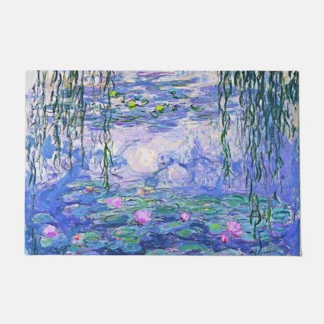 Paillasson Claude Monet Water Lilie L'Art Impressionniste Fra (Devant)