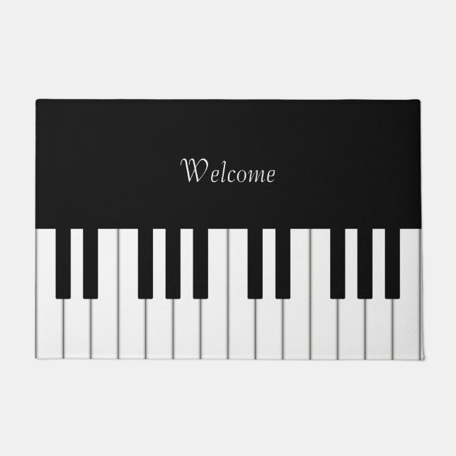 Paillasson Clavier Piano Classique Personnalisable (Devant)