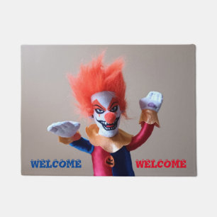 Paillasson Clown Déplaisant coloré