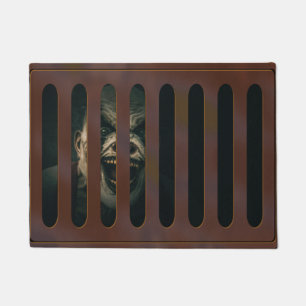 Paillasson Clown d'horreur d'Halloween dans la grille de temp